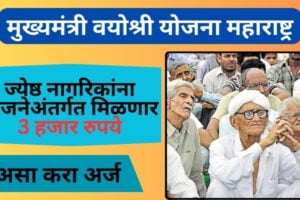 Mukhyamantri Vayoshri Yojana Maharashtra | ज्येष्ठ नागरिकांना मुख्यमंत्री वयोश्री योजना योजनेअंतर्गत मिळणार 3 हजार रुपये | असा करा अर्ज Mukhyamantri Vayoshri Yojana